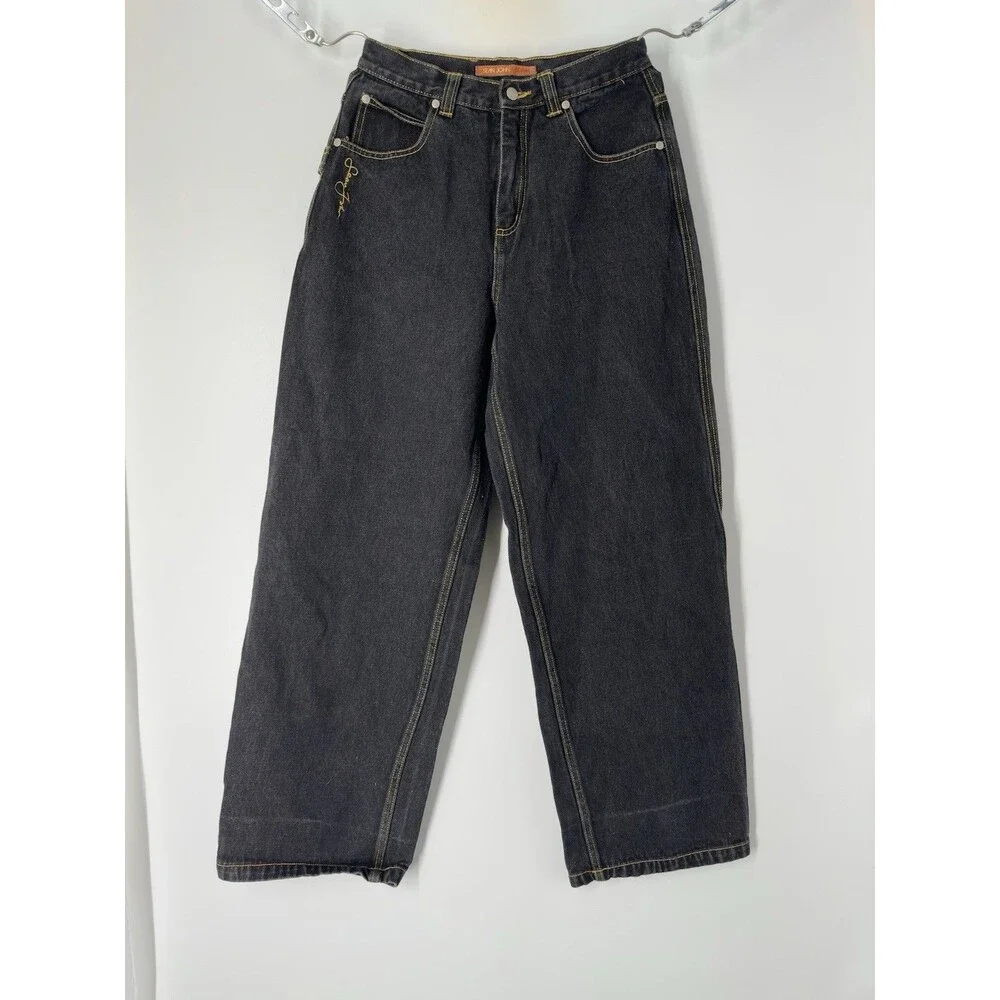 Vintage Y2k BAGGY Sean John Jeans 18 Blue Baggy Wide Leg Hip Hop Skater Womens